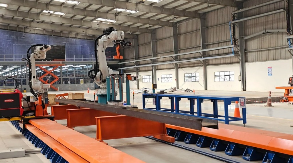QUANT STEELFAB assembly and welding equipment at the India installation
